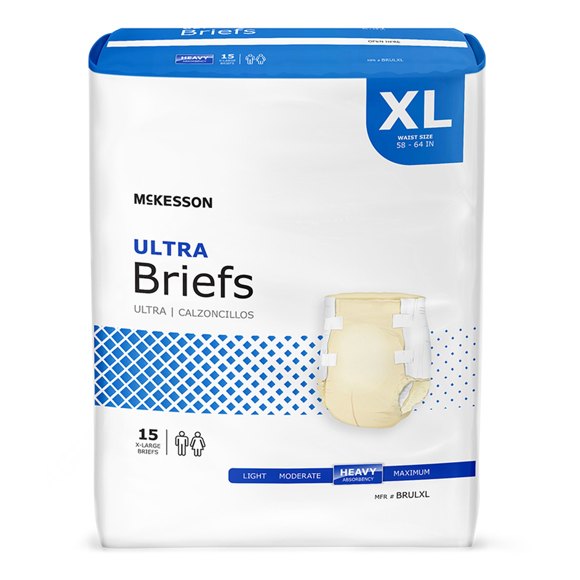 McKesson Brand - BRULXL McKesson Ultra Heavy Absorbency Incontinence Brief