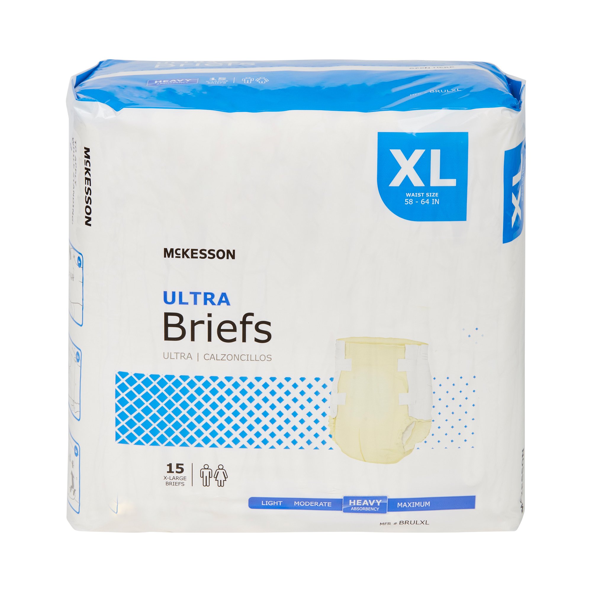 McKesson Brand - BRULXL McKesson Ultra Heavy Absorbency Incontinence Brief