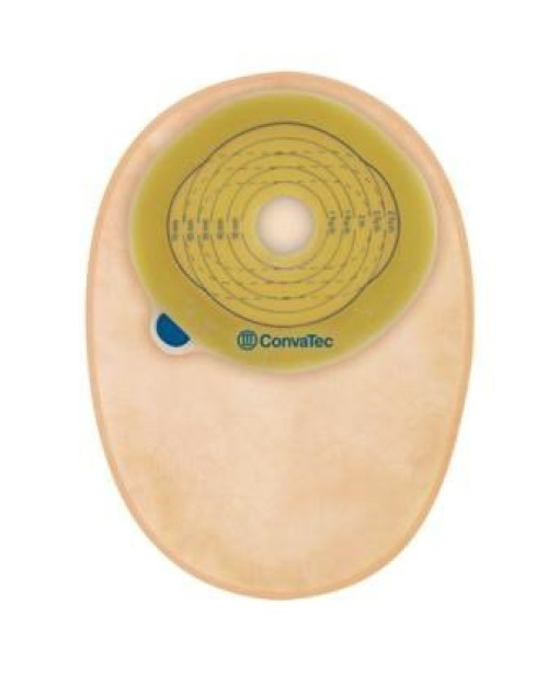 ConvaTec 416701 - Esteem™+ 1-Piece Closed End Opaque Filtered Ostomy Pouch, 13/16 – 2¾ Inch Stoma - 30/Box