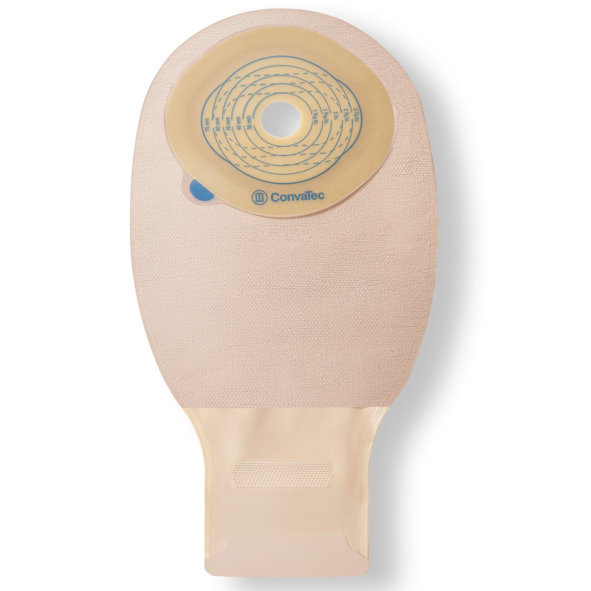 ConvaTec 416721 - Esteem™+ One-Piece Transparent Ostomy Pouch, Cut to Fit Stomas 60 – 70mm - 10/Box