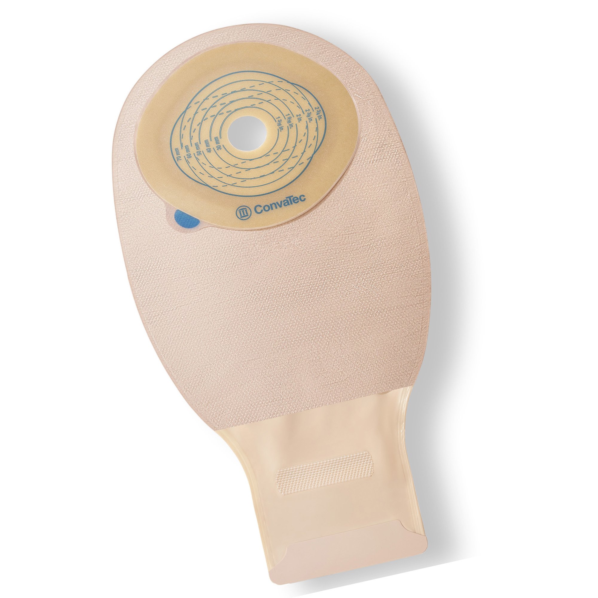 ConvaTec 416721 - Esteem™+ One-Piece Transparent Ostomy Pouch, Cut to Fit Stomas 60 – 70mm - 10/Box