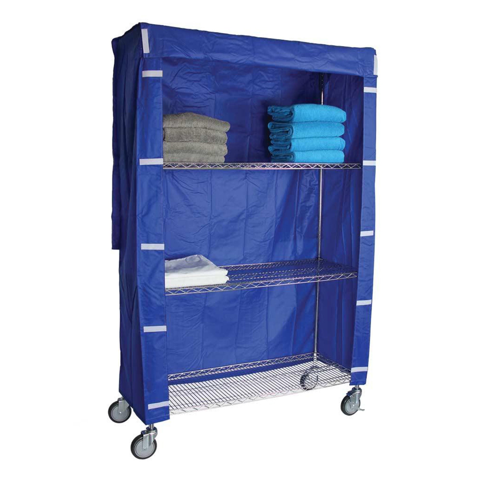 R & B Wire Products - 244872C Cart Cover Nylon 48 X 24 X 72 Inch Hook and Loop Closure