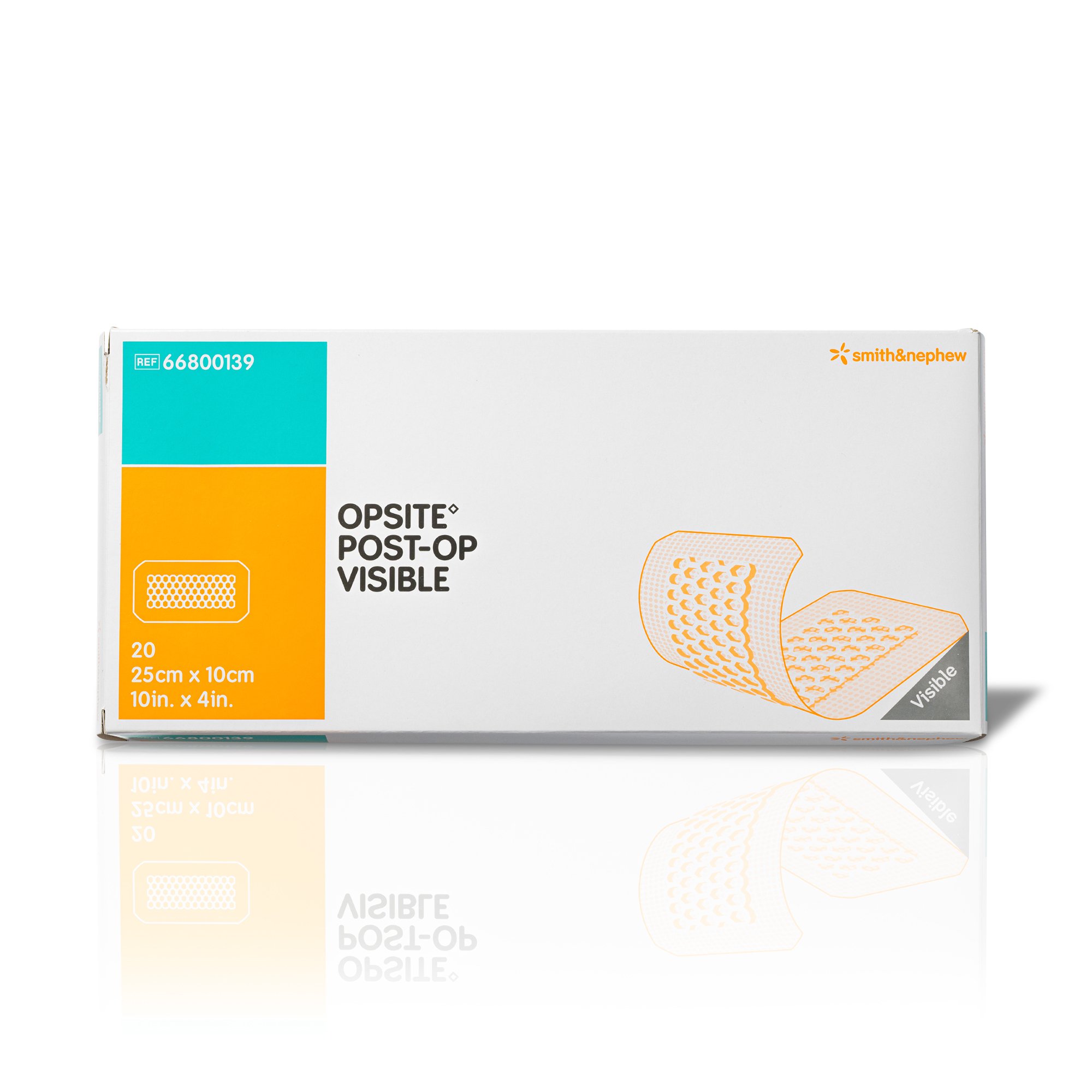 Smith & Nephew - 66800139 OpSite Post-Op Visible Absorbent Wound Dressing