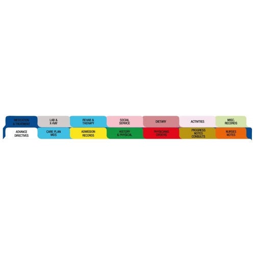 First Healthcare Products - M2460 Chart Divider Medical Information