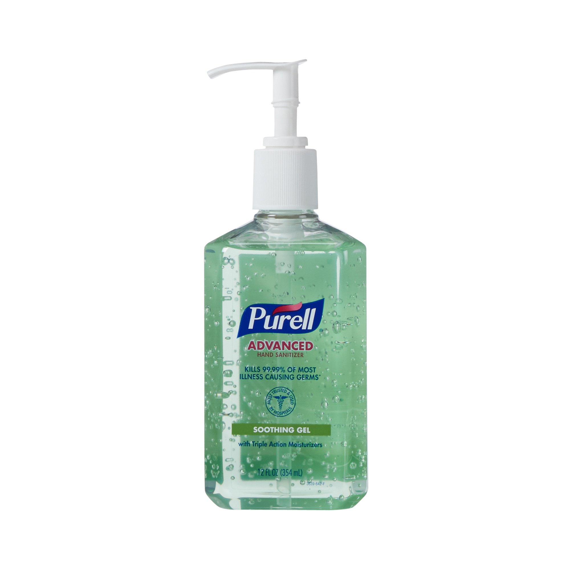 GOJO 3639-12 - Purell® Advanced Hand Sanitizer Soothing Gel, 12 oz. Bottle - 1/Each, 12/Case
