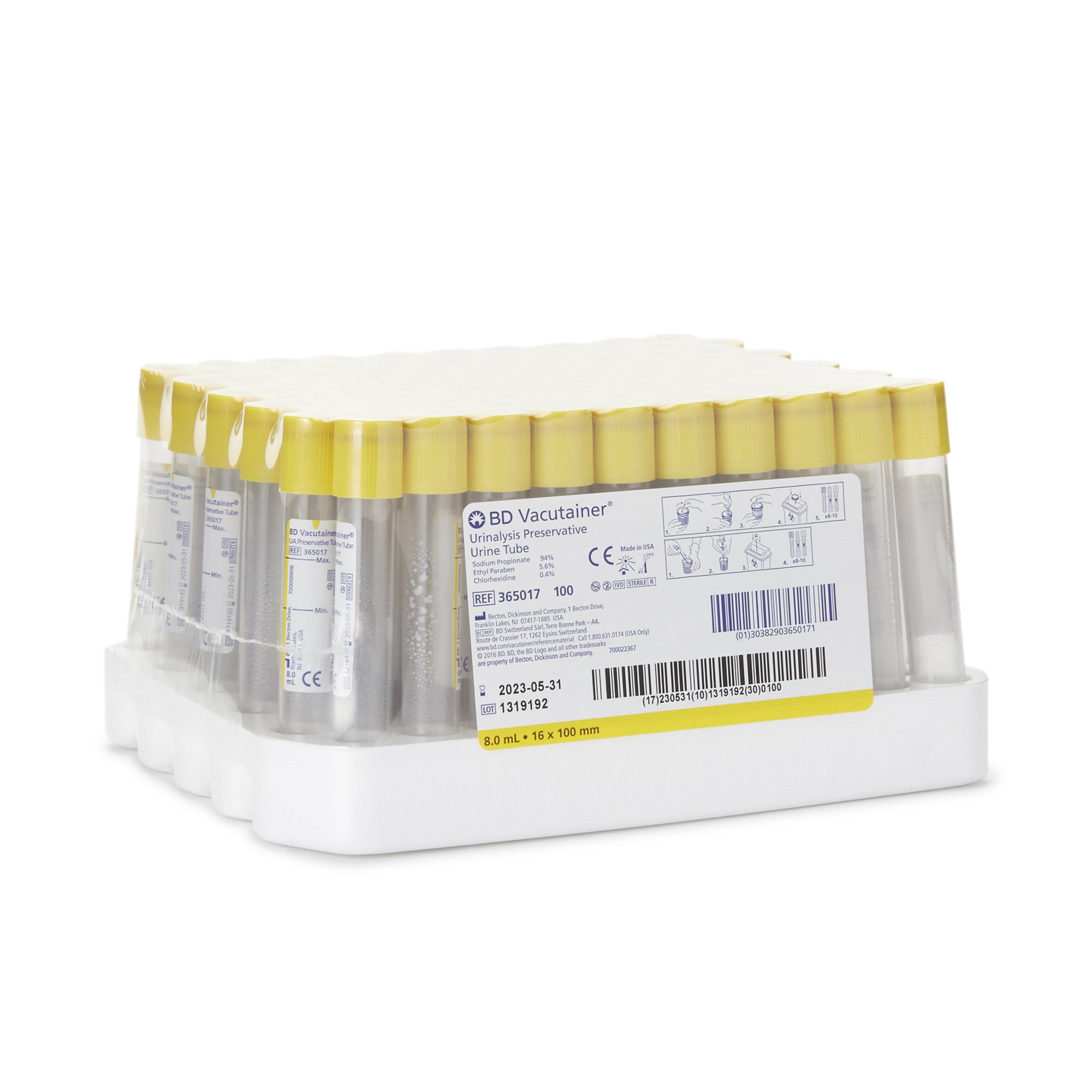 BD Vacutainer Urinalysis Tube 365017 by BD