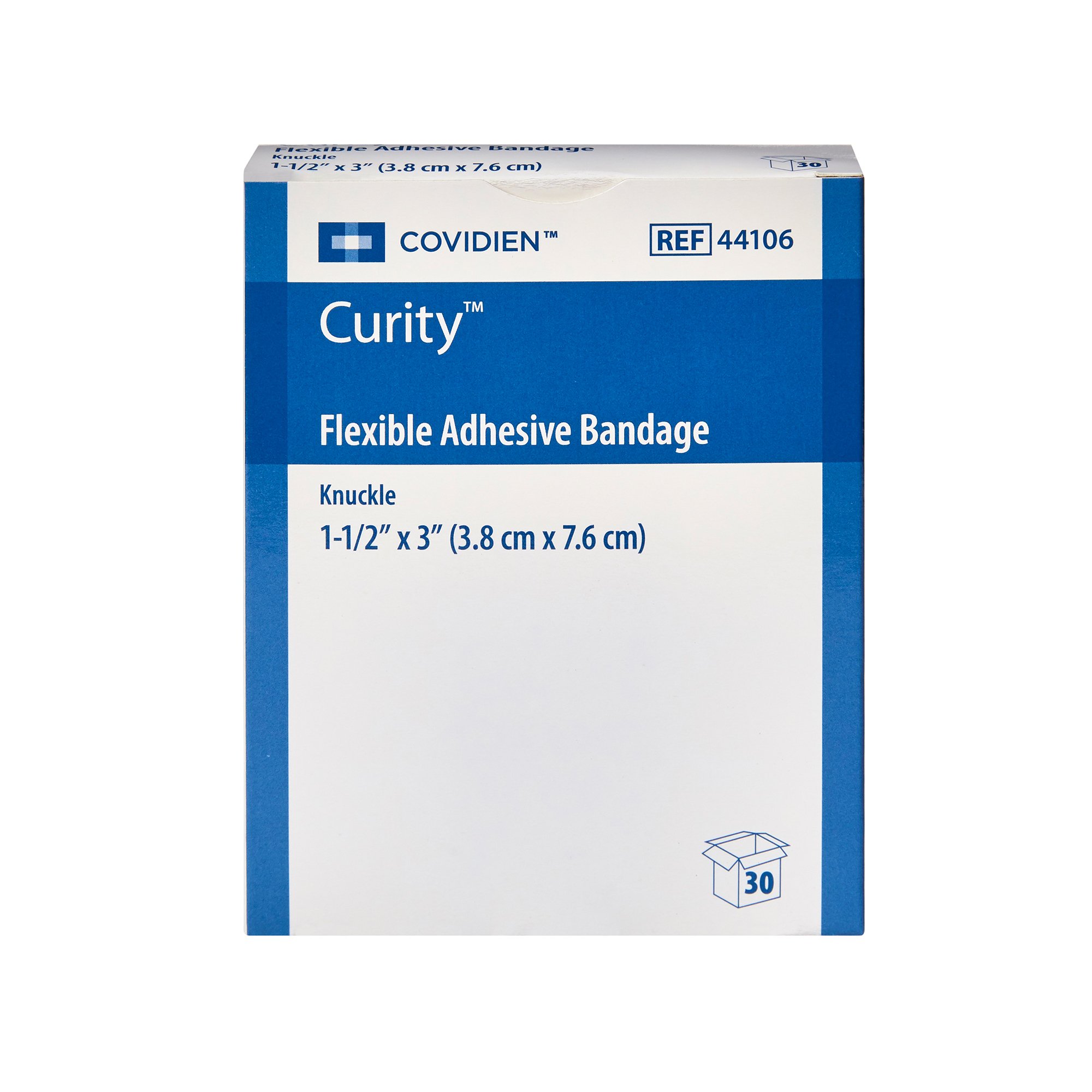 Cardinal 44106 - Curity™ Adhesive Strip, 1.5 x 3 Inch - 30/Box, 1200/Case