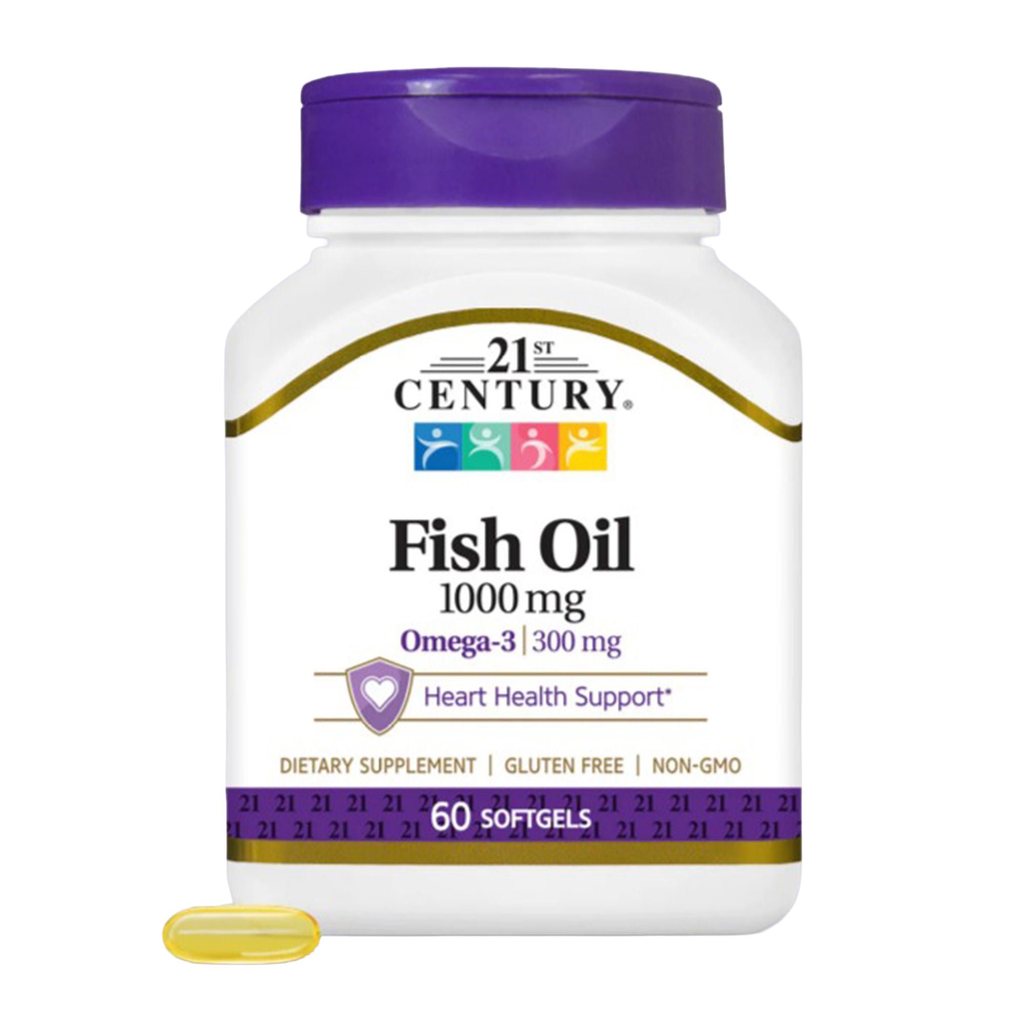 21st Century Nutritional Products - 74098521495 21st Century® Fish Oil Omega 3 Supplement
