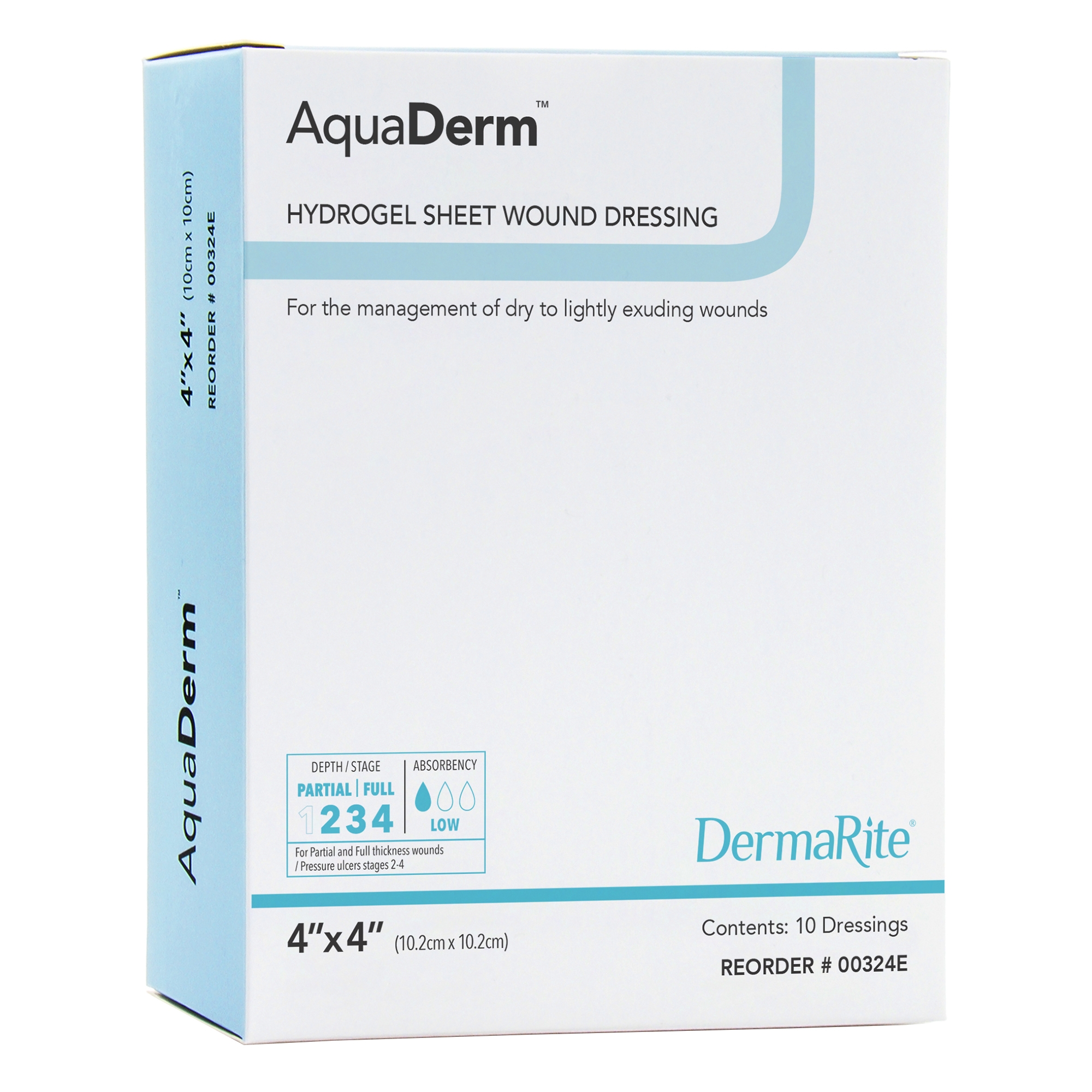 Sion Brands LLC - 00324E DermaRite AquaDerm™ Hydrogel Sheet