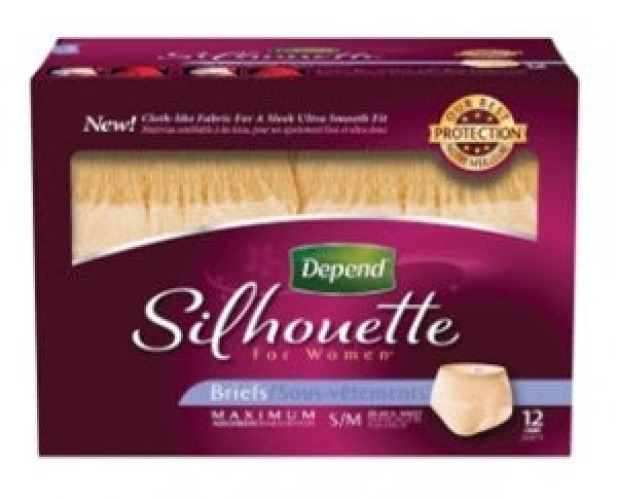 Kimberly Clark - 12776 Absorbent Underwear Depend® Pull On with Tear Away Seams Adult Small / Medium Female Disposable Heavy Absorbency