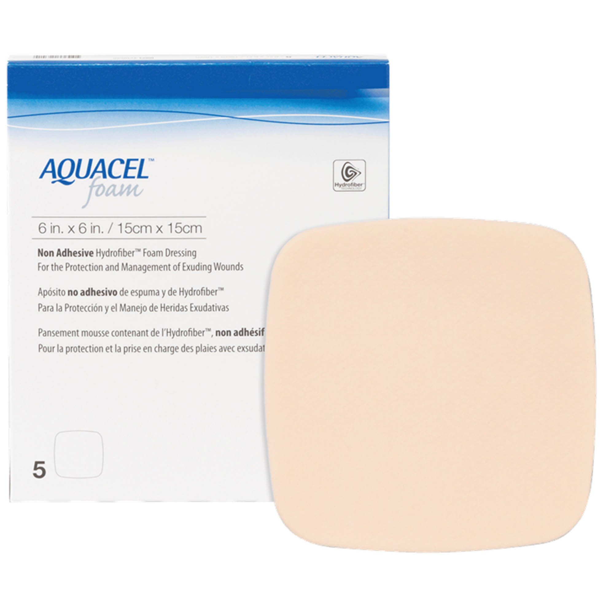 ConvaTec - 420635 Aquacel® Nonadhesive without Border Foam Dressing