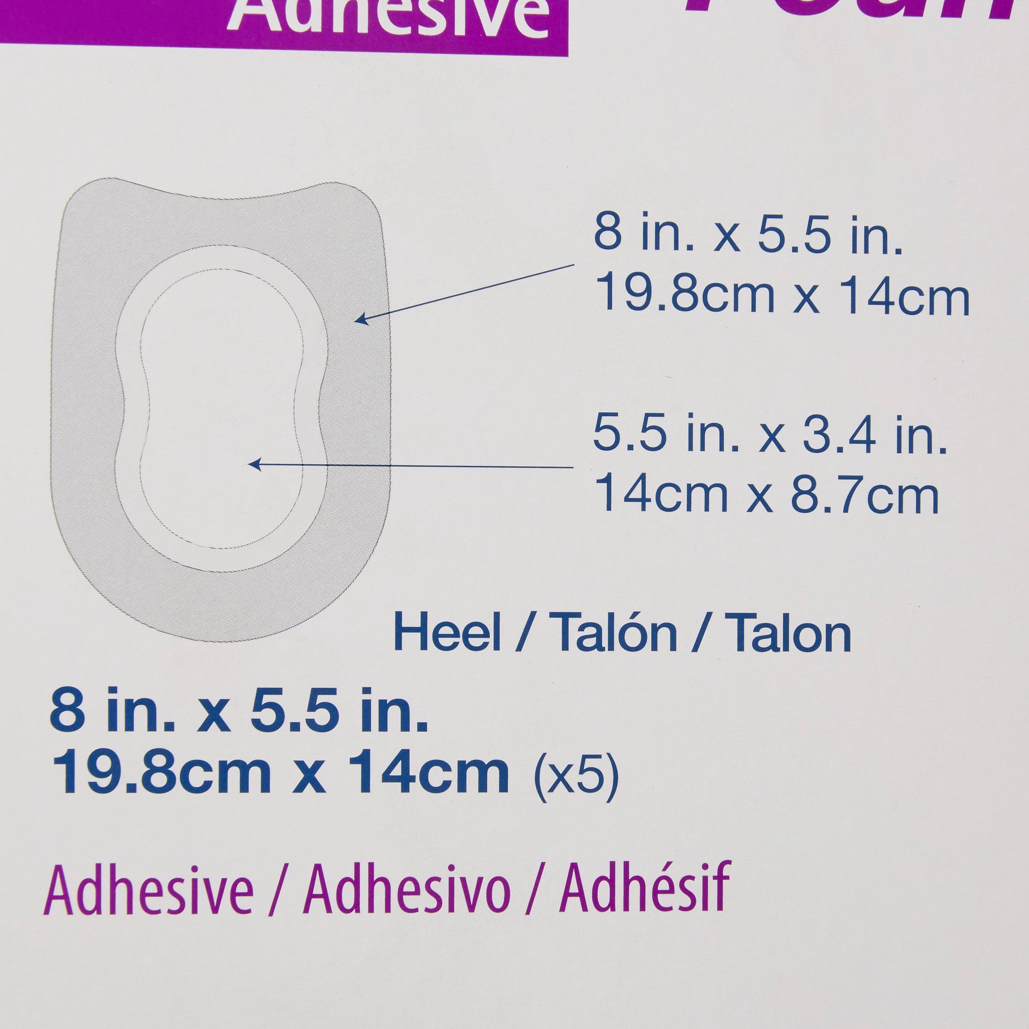 ConvaTec - 420625 Aquacel® Silicone Adhesive with Border Silicone Foam Dressing