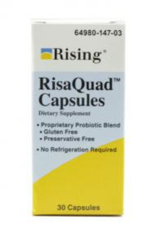 Rising Pharmaceuticals 64980014703 - RisaQuad™ Probiotic Dietary Supplement - 1/Bottle