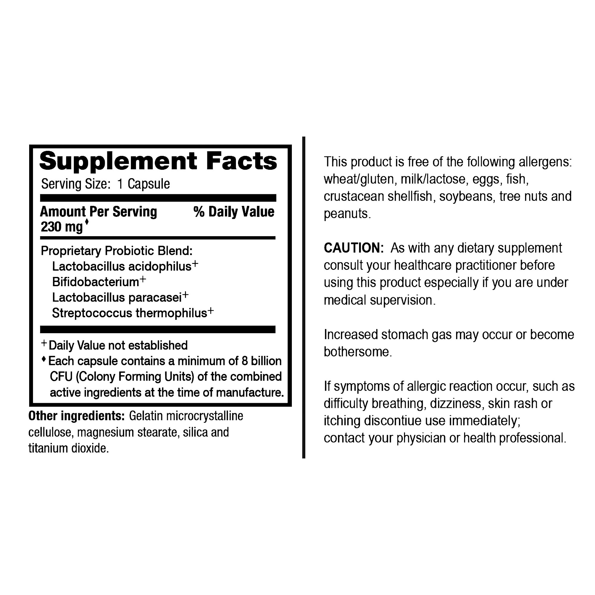 Rising Pharmaceuticals - 64980014703 RisaQuad™ Probiotic Dietary Supplement
