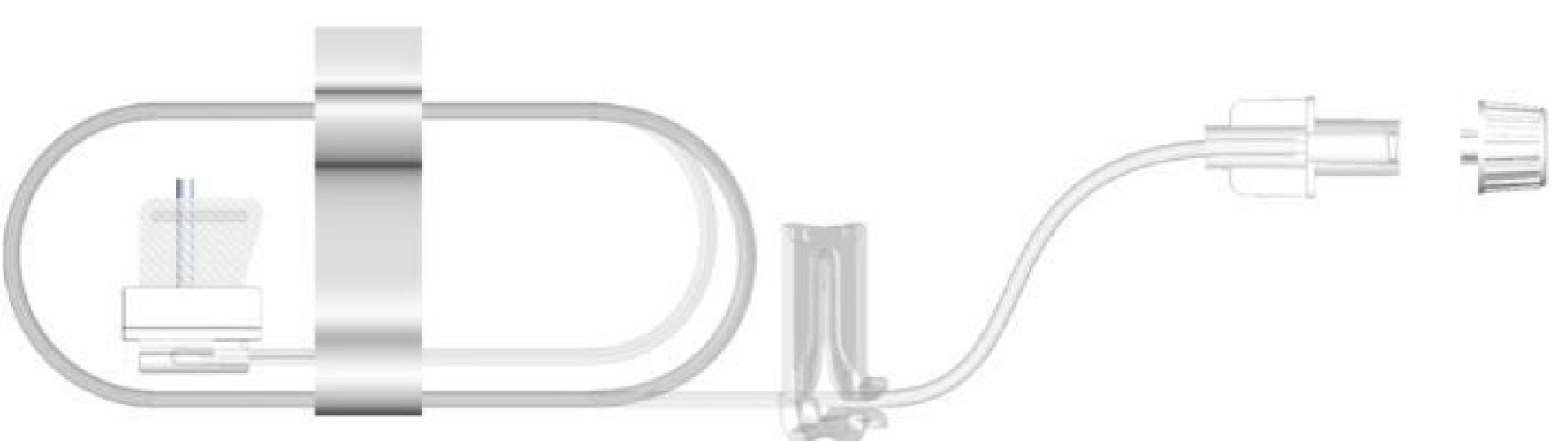 EMED Technologies - SUB-104-G27 Subcutaneous Infusion Set Sub-Q 27 Gauge 4 mm 36 Inch Tubing Without Port