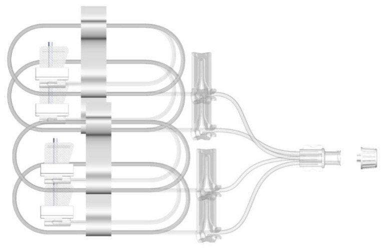 EMED Technologies - SUB-412-G27 Sub-Q Subcutaneous Infusion Set