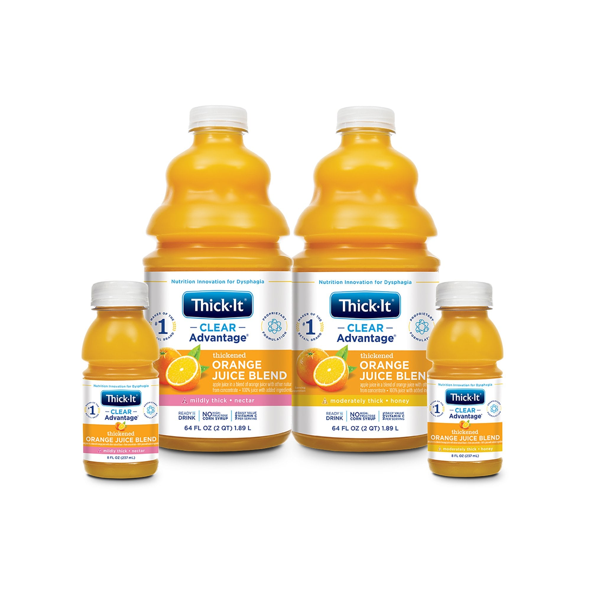 Kent Precision Foods - B478-L9044 Thick-It® Clear Advantage® Honey Consistency Orange Thickened Beverage
