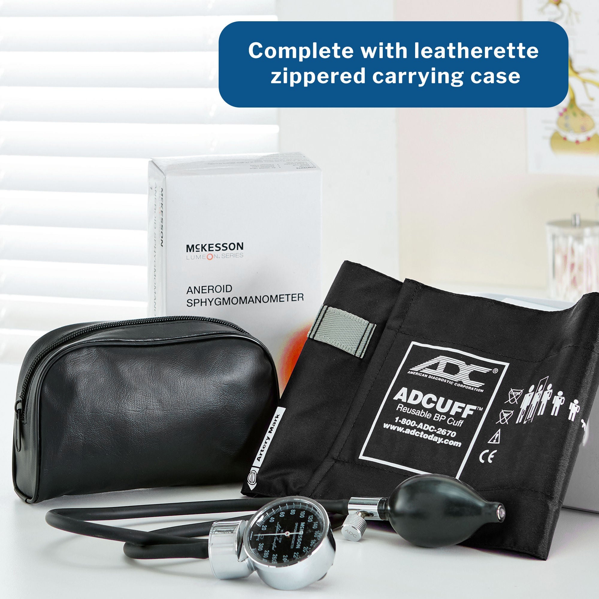 McKesson Brand - 01-700-11ABKGM McKesson Lumeon™ Aneroid Sphygmomanometer