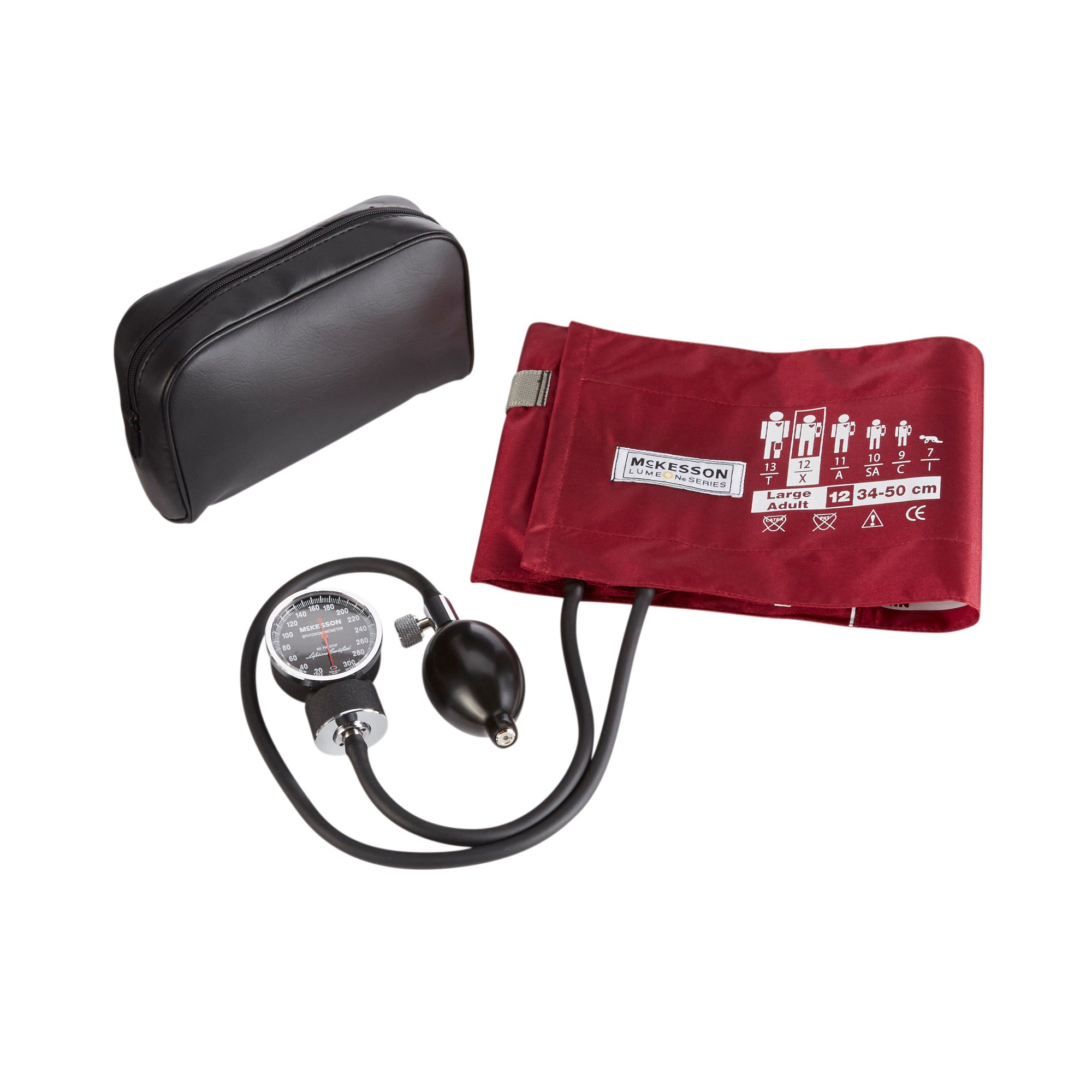 McKesson Brand - 01-720-12XBDGM McKesson Lumeon Aneroid Sphygmomanometer with Large Cuff