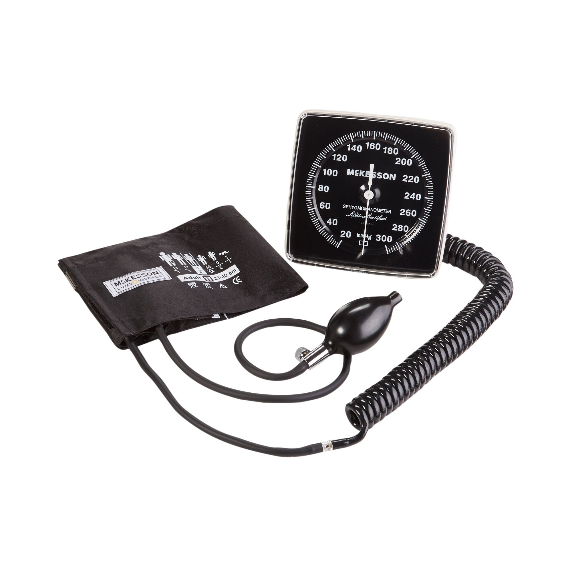 McKesson Brand - 01-750W-11ABKGM McKesson Lumeon™ Aneroid Sphygmomanometer