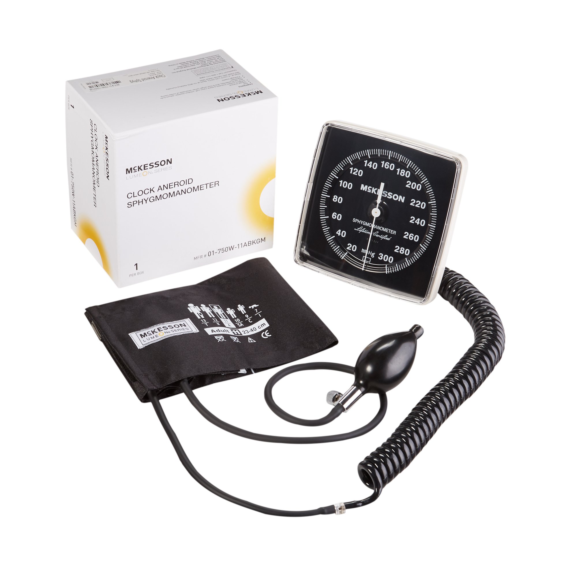 McKesson Brand - 01-750W-11ABKGM McKesson Lumeon™ Aneroid Sphygmomanometer