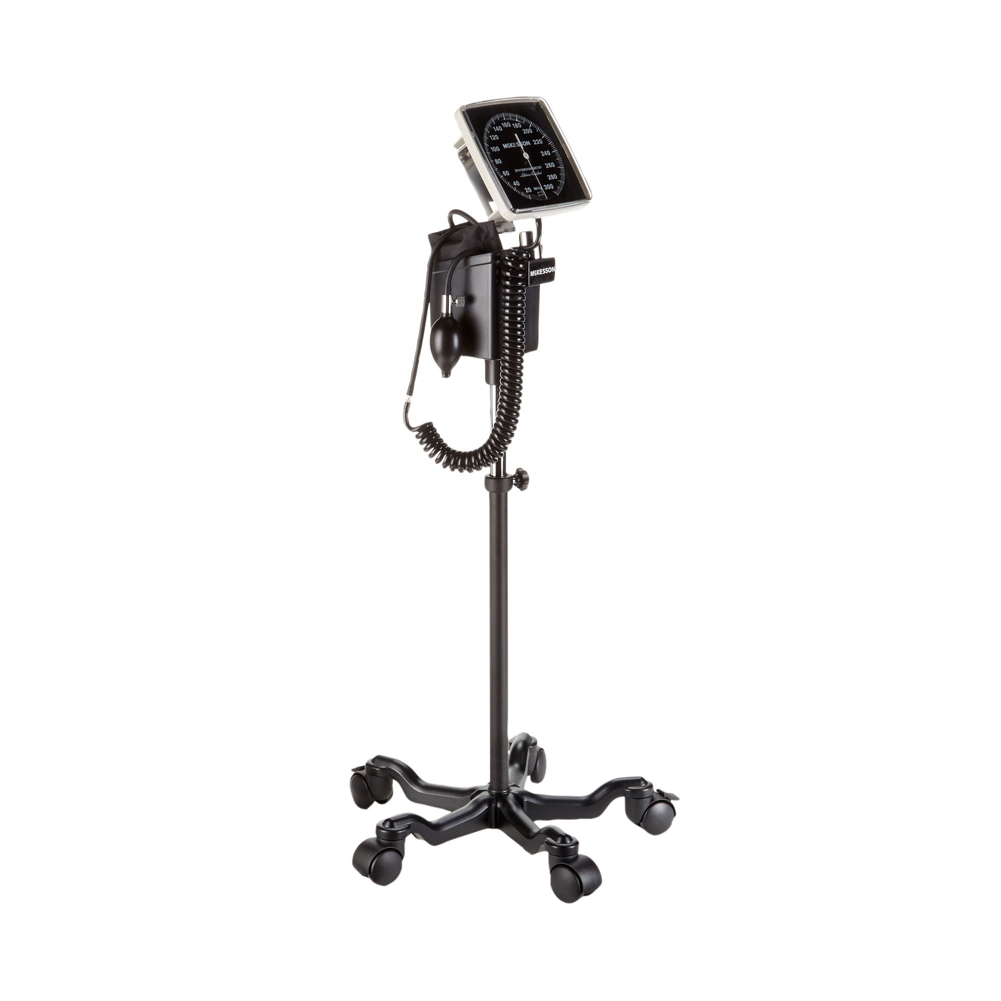 McKesson Brand - 01-752M-11ABKGM Aneroid Sphygmomanometer Unit McKesson LUMEON™ Adult Cuff Arm Nylon Cuff 23 - 40 cm Mobile