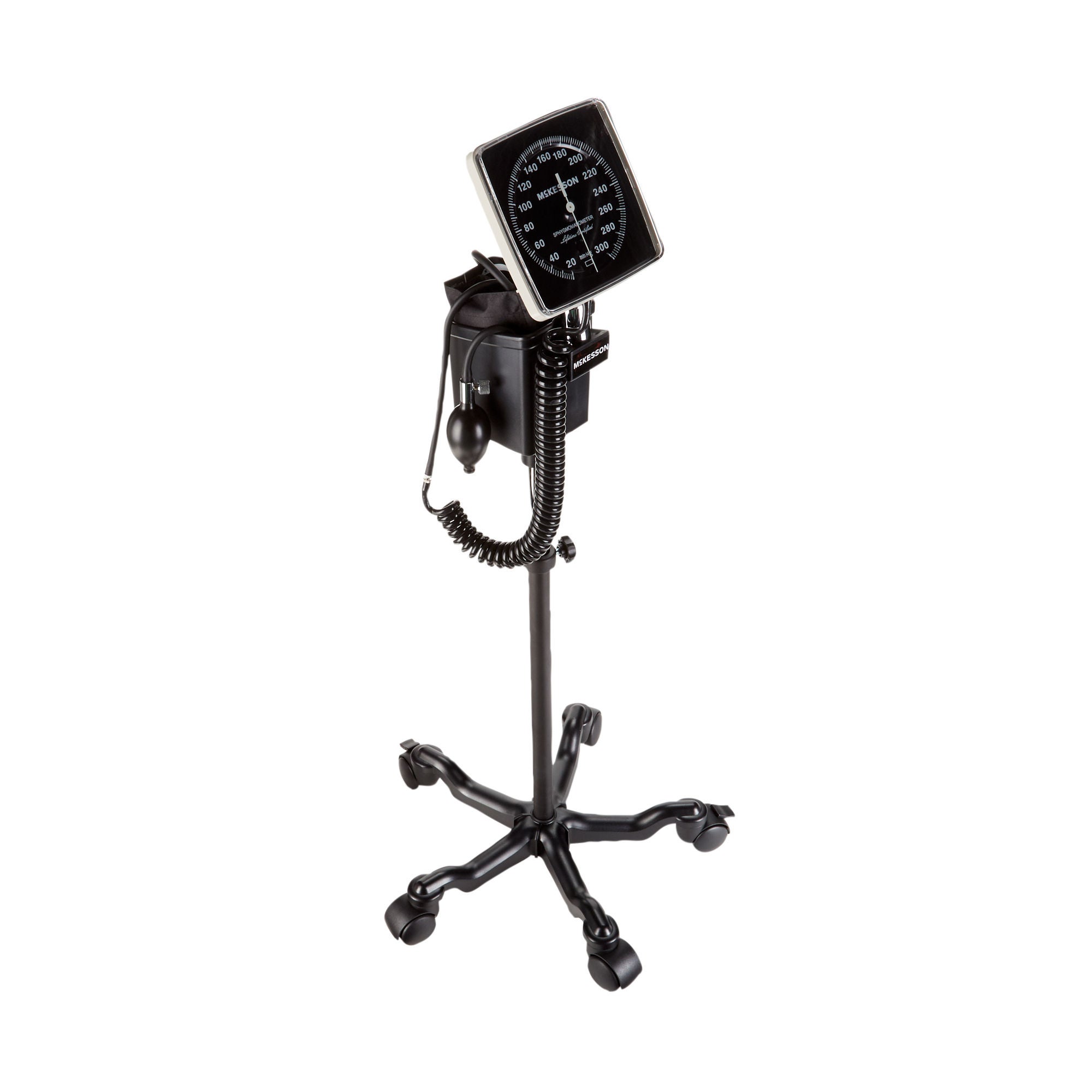 McKesson Brand - 01-752M-11ABKGM Aneroid Sphygmomanometer Unit McKesson LUMEON™ Adult Cuff Arm Nylon Cuff 23 - 40 cm Mobile