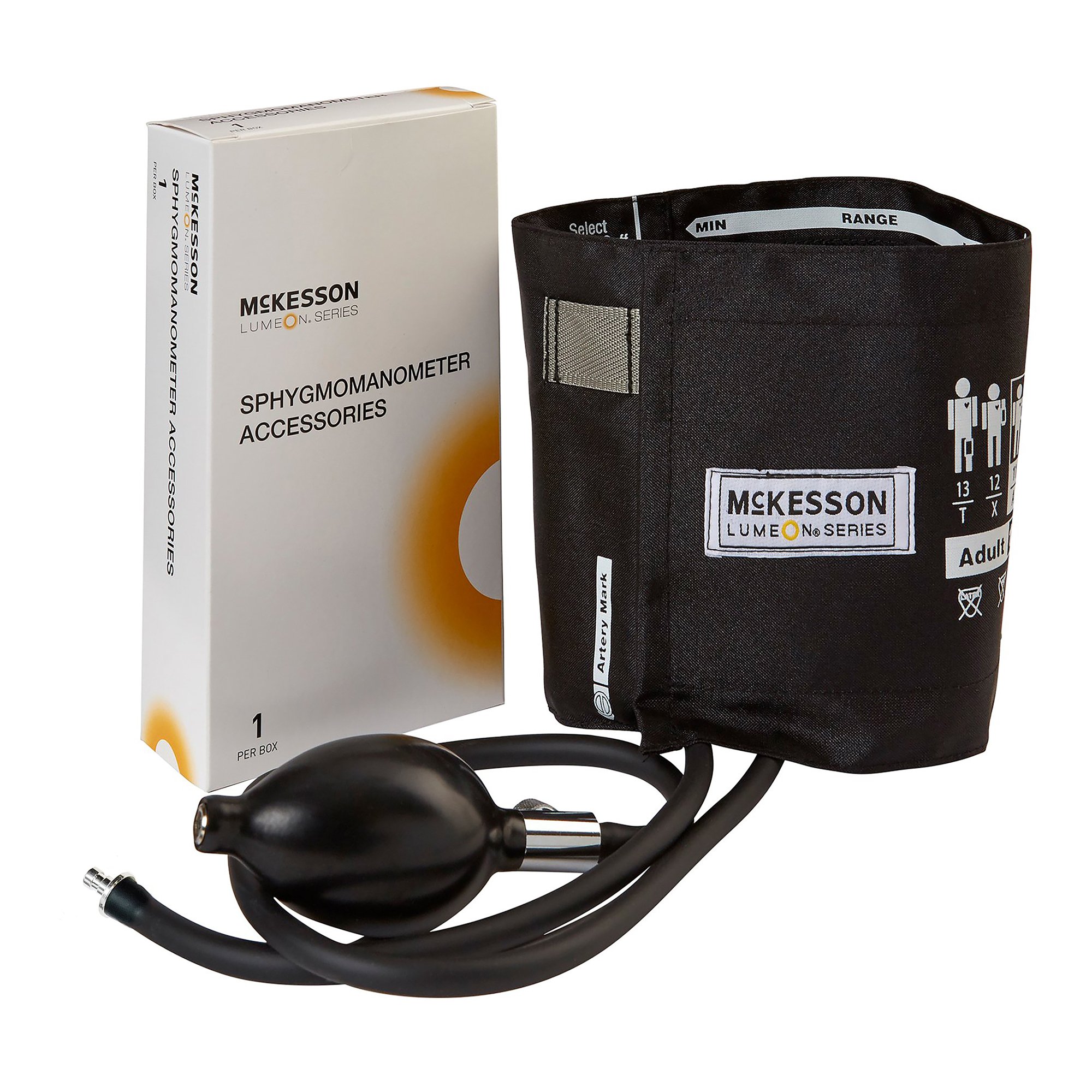 McKesson Brand - 01-865-11ABKGM McKesson Lumeon™ Blood Pressure Bulb and Cuff