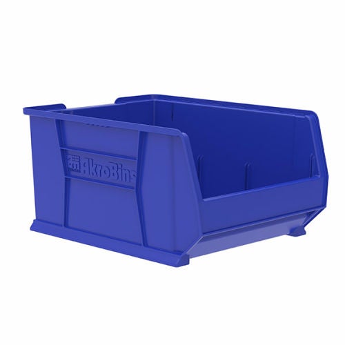 Akro-Mils - 30289BLUE Storage Bin AkroBins® Super-Size Blue Plastic 12 X 18-1/4 X 23-7/8 Inch