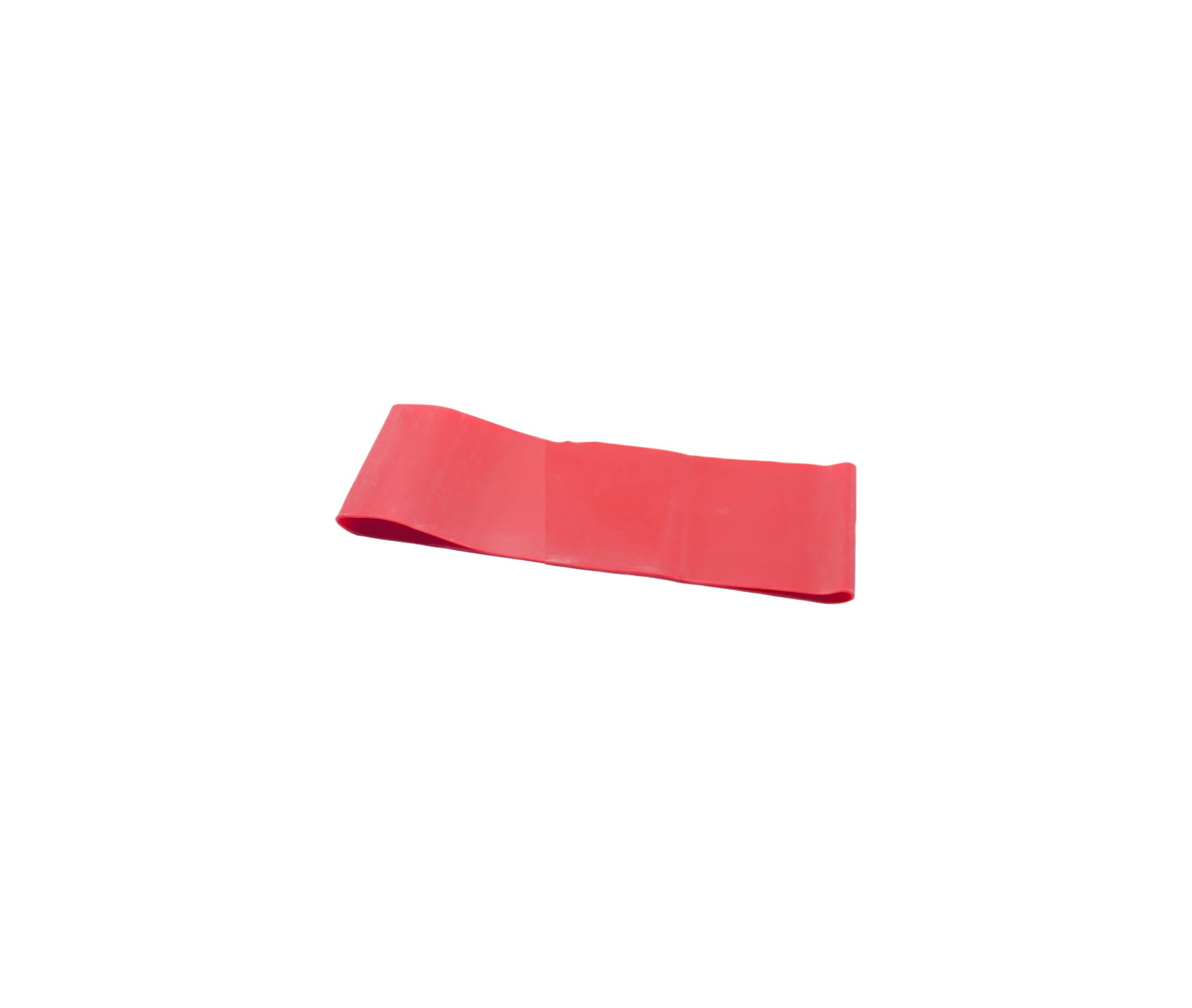 Fabrication Enterprises - 10-5252 Exercise Resistance Band Loop CanDo® Low Powder Red 3 X 10 Inch Light Resistance