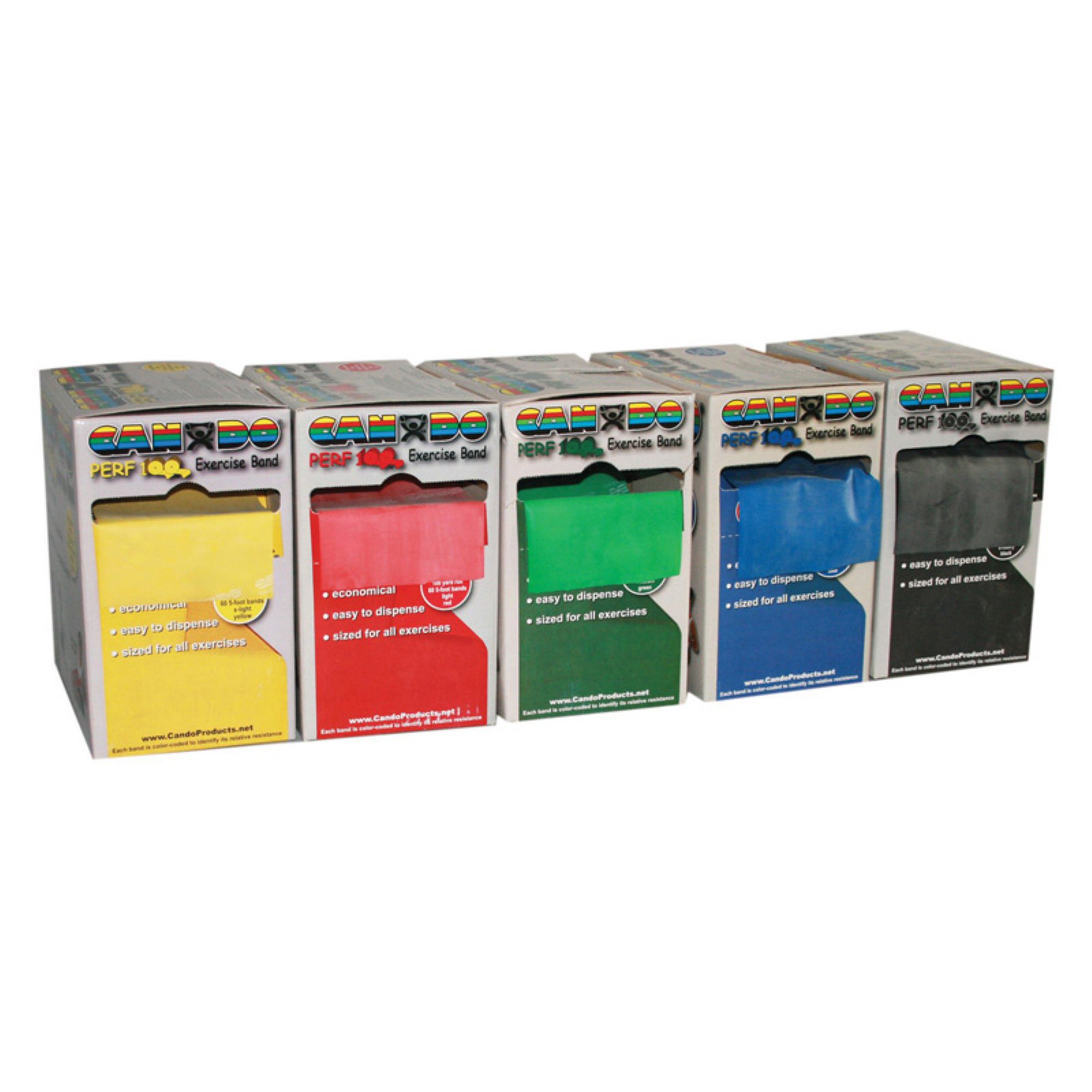 Fabrication Enterprises - 10-5693 CanDo® Perf 100™ Exercise Medium Resistance Band