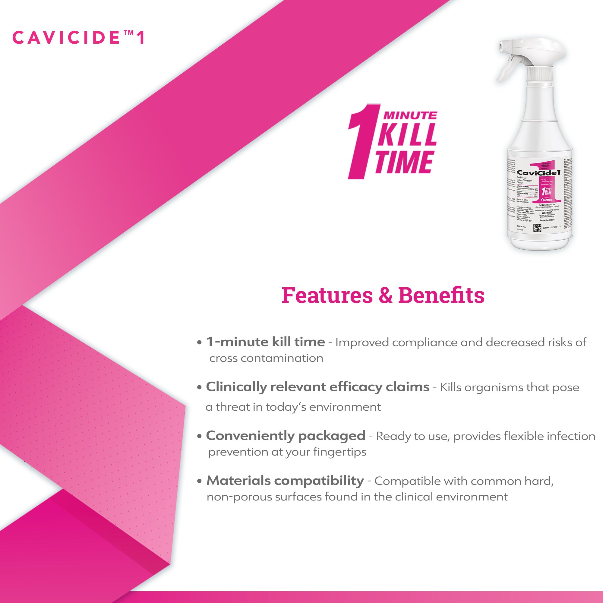 Metrex Research - 13-5024 CaviCide1™ Surface Disinfectant Cleaner
