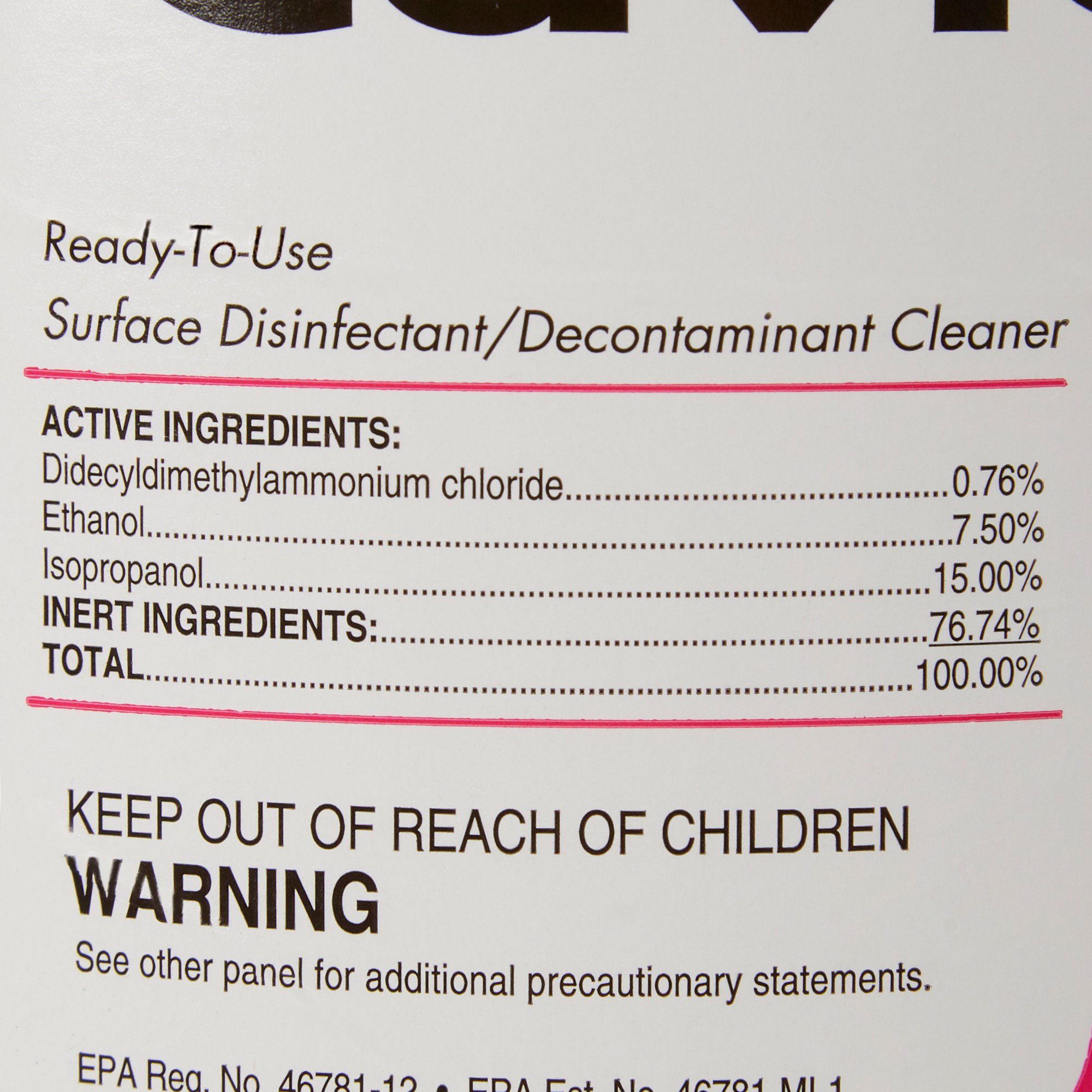Metrex Research - 13-5000 CaviCide1™ Surface Disinfectant Cleaner