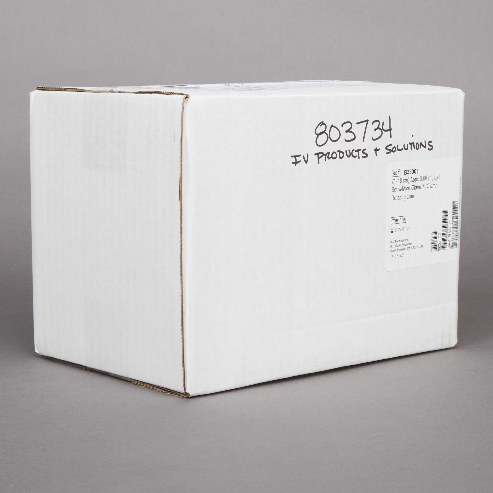 ICU IV Extension Set B33001 by ICU Medical