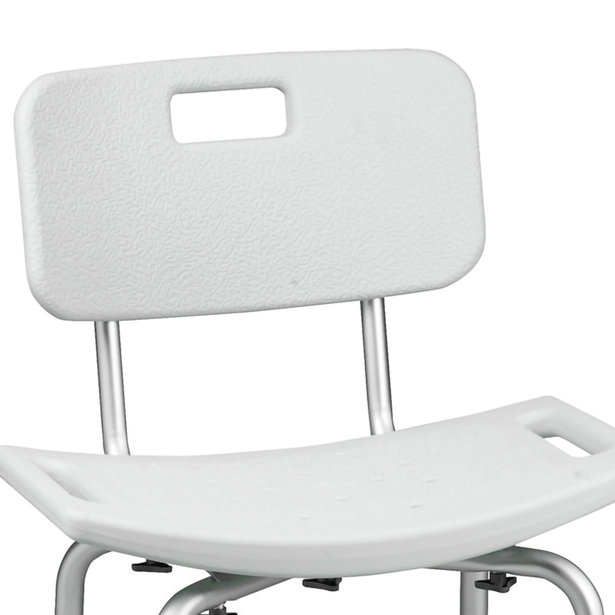 Mabis Healthcare - 522-9816-1900 Bath Bench HealthSmart™ Without Arms Aluminum Frame With Backrest 17 Inch Seat Width 325 lbs. Weight Capacity