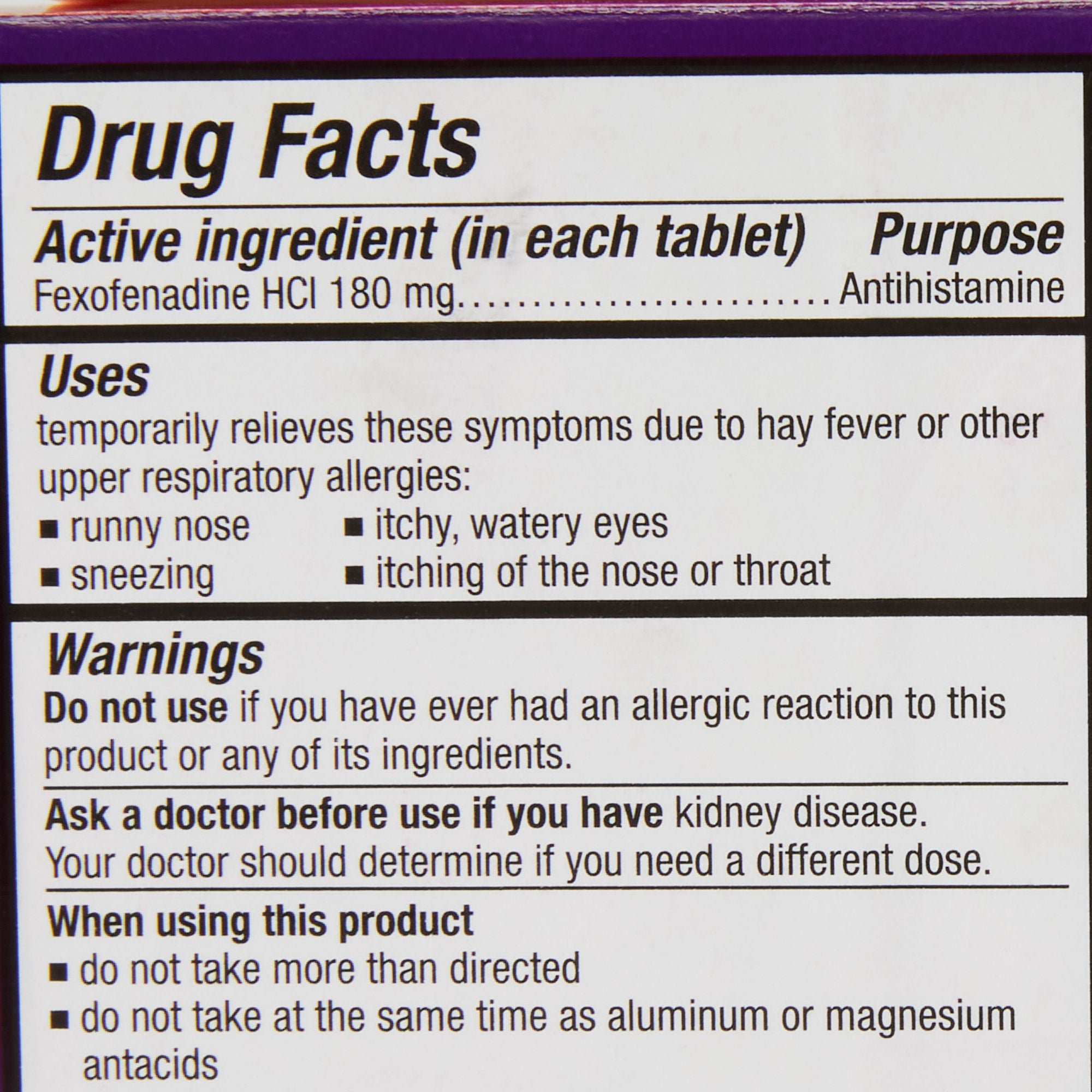 Chattem - 41167412004 Allegra® Fexofenadine Allergy Relief