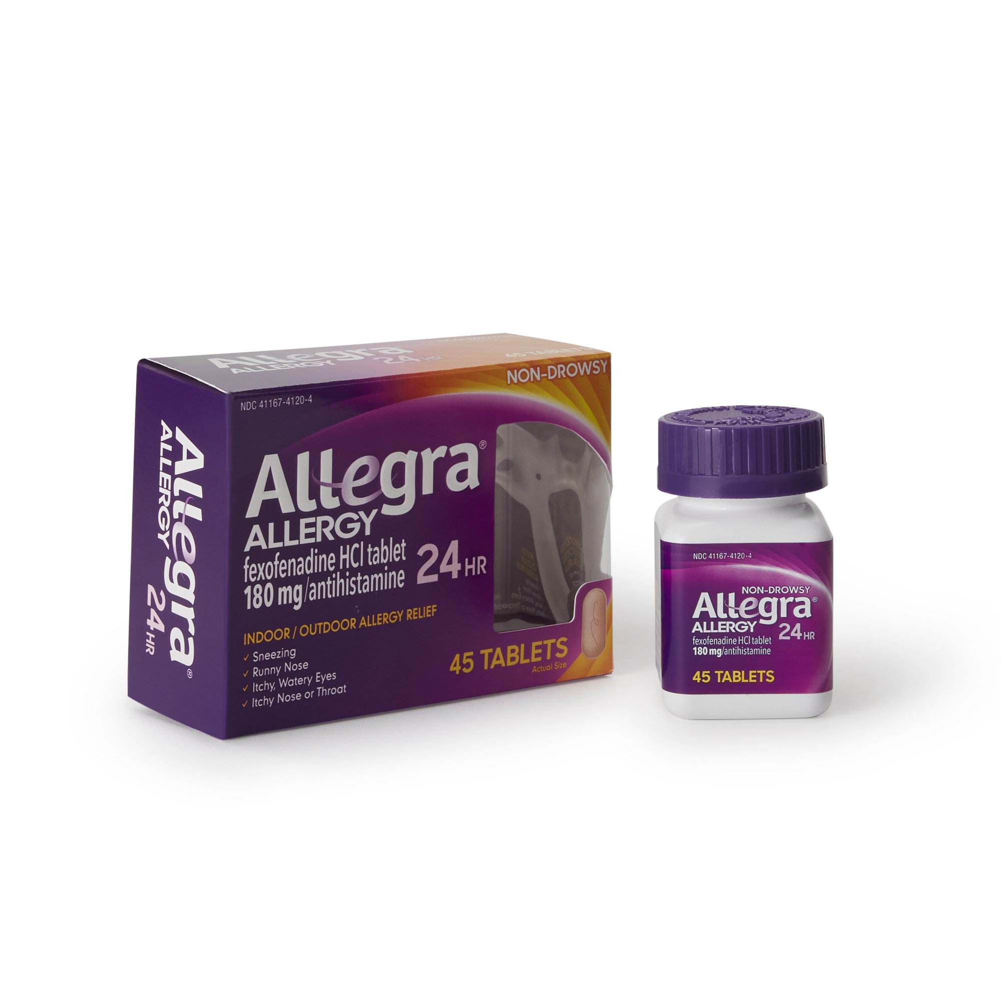 Chattem 41167412004 - Allegra® Fexofenadine Allergy Relief - 1/Bottle