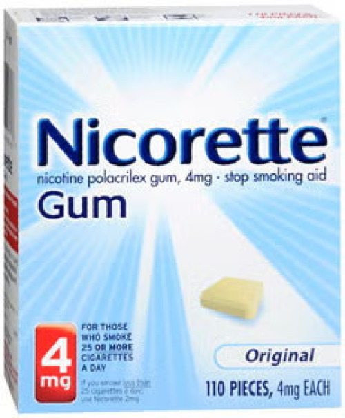 Glaxo Consumer Products - 00135015807 Nicorette® Stop Smoking Aid Gum 4 mg Original