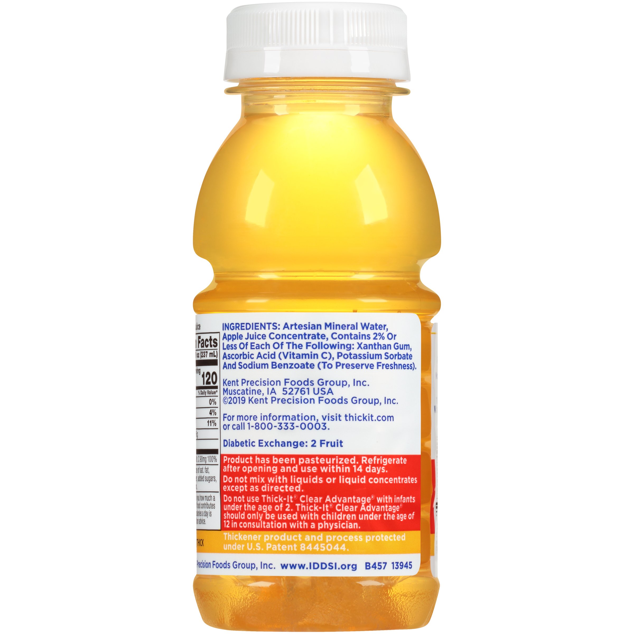 Kent Precision Foods B457-L9044 - Thick-It® Clear Advantage® Honey Consistency Apple Thickened Beverage - 1/Each, 24/Case