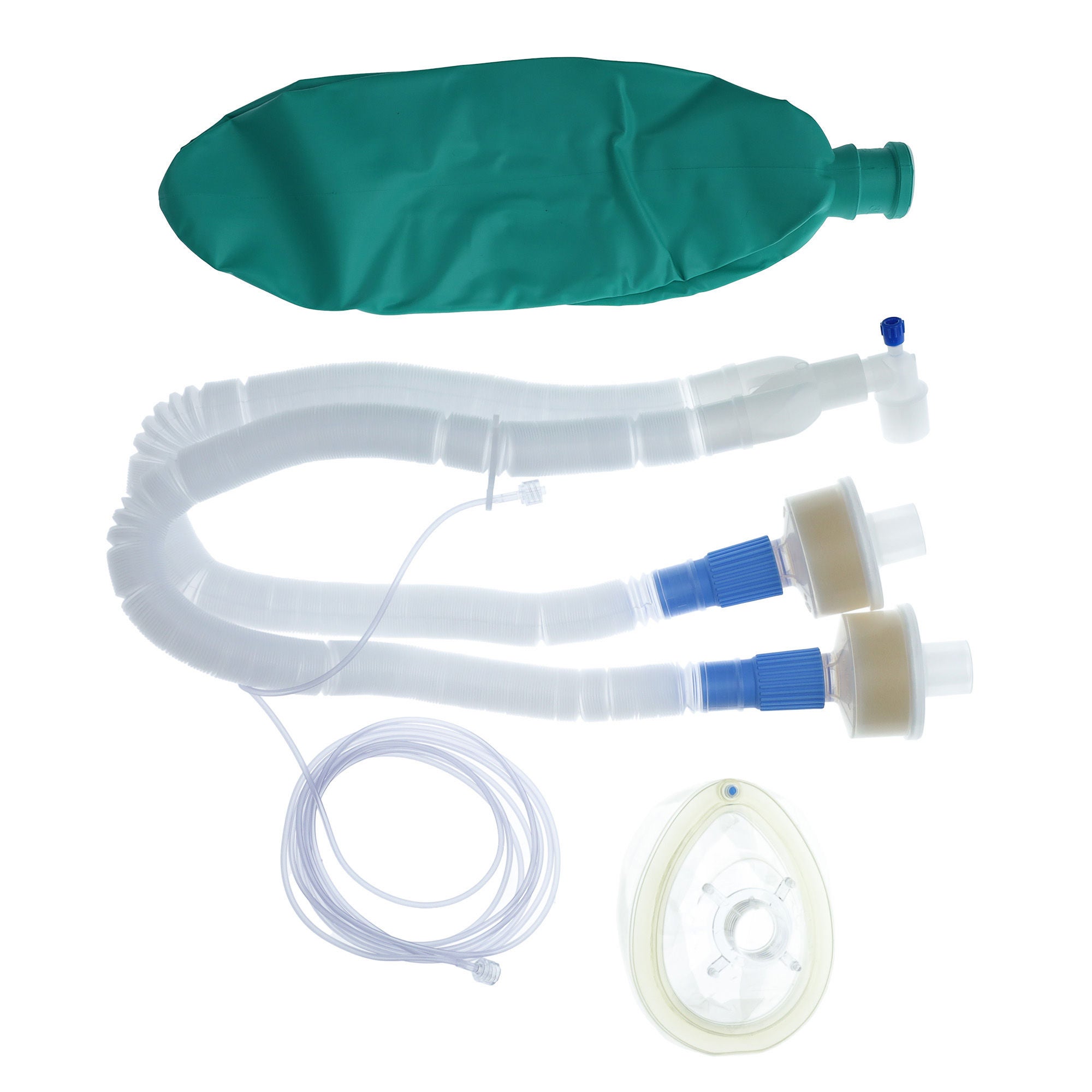 Sun Med - A4ZX60XZU Anesthesia Breathing Circuit Expandable Tube 90 Inch Tube Adult 3 Liter Bag Single Patient Use