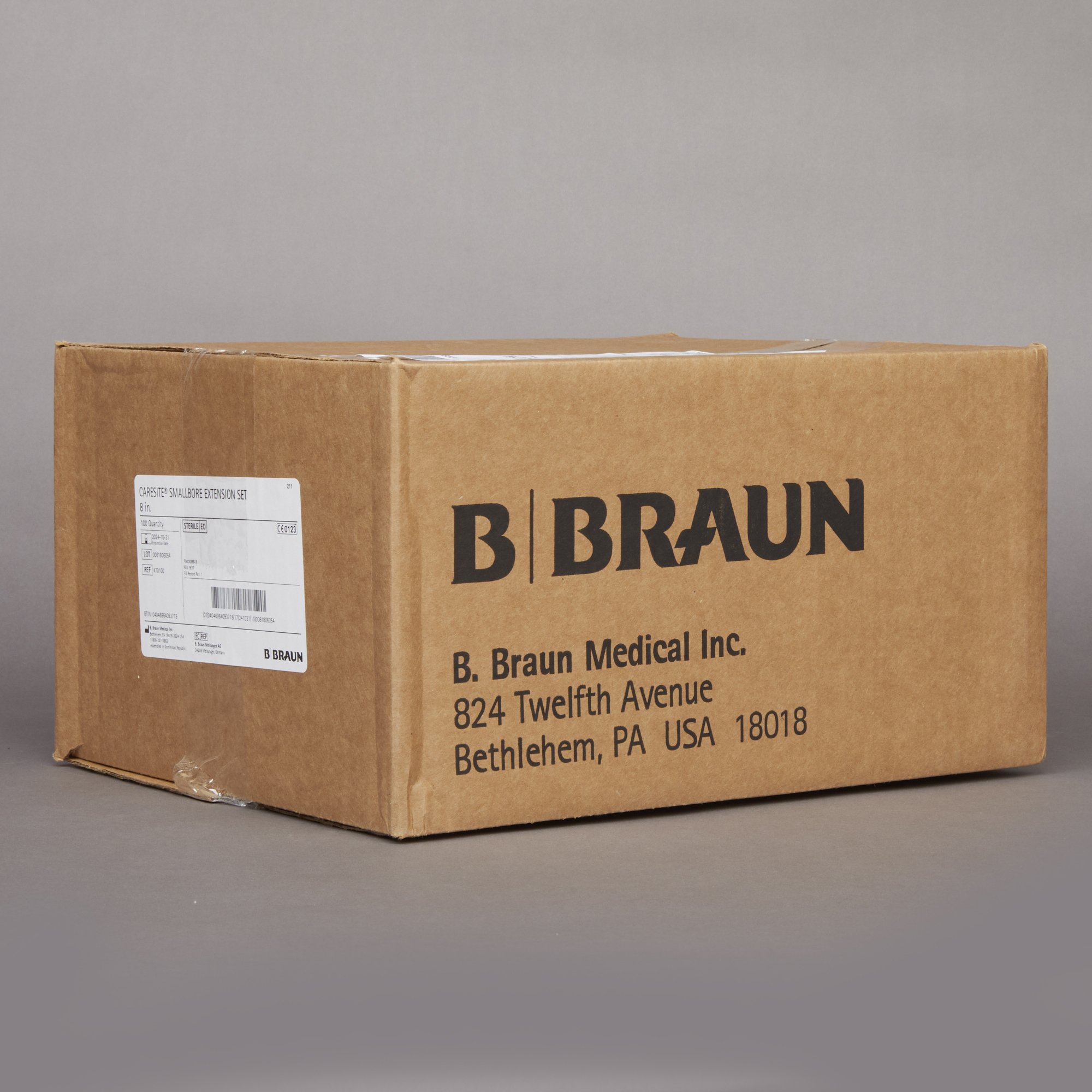 B. Braun 470100 - Caresite® Extension Set - 1/Each, 100/Case
