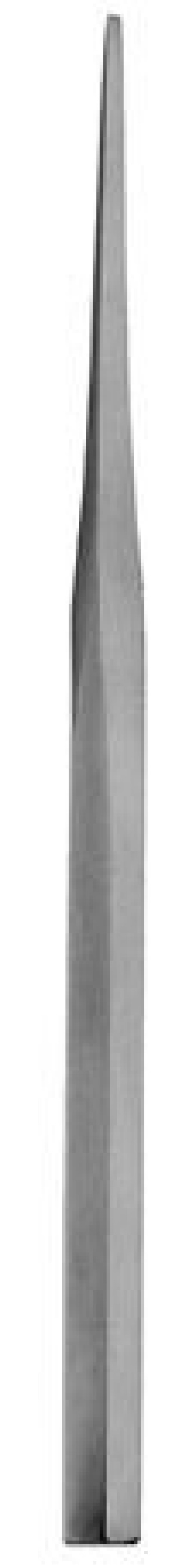 V. Mueller - OS4280005 Osteotome V. Mueller® Hoke 3 mm Width Straight Blade OR Grade Stainless Steel NonSterile 6 Inch Length