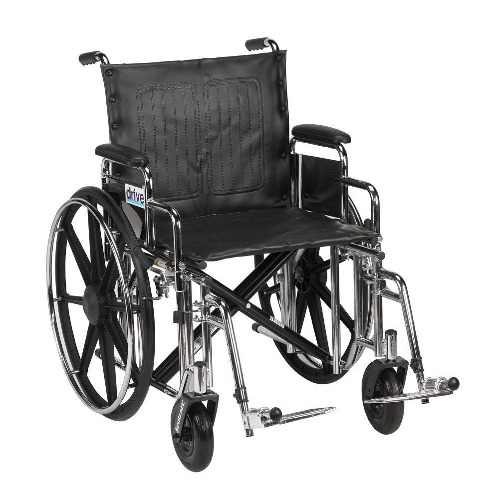 Drive DeVilbiss Healthcare - STD20DDA-SF drive™ Sentra Extra HD Bariatric Wheelchair, 20-Inch Seat Width