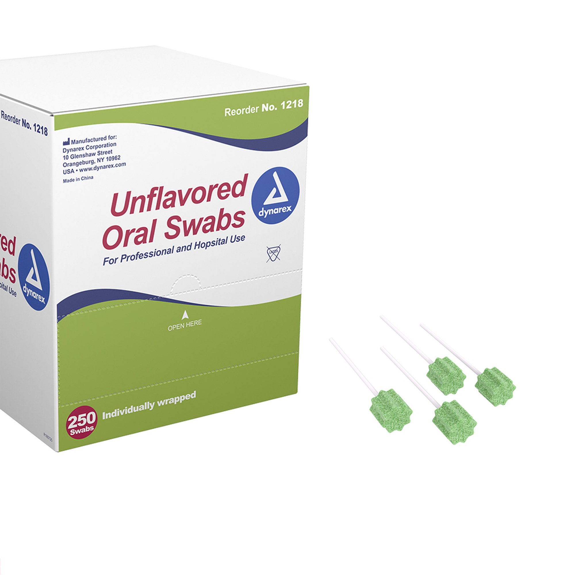 Dynarex - 1218 dynarex® Unflavored Oral Swabsticks