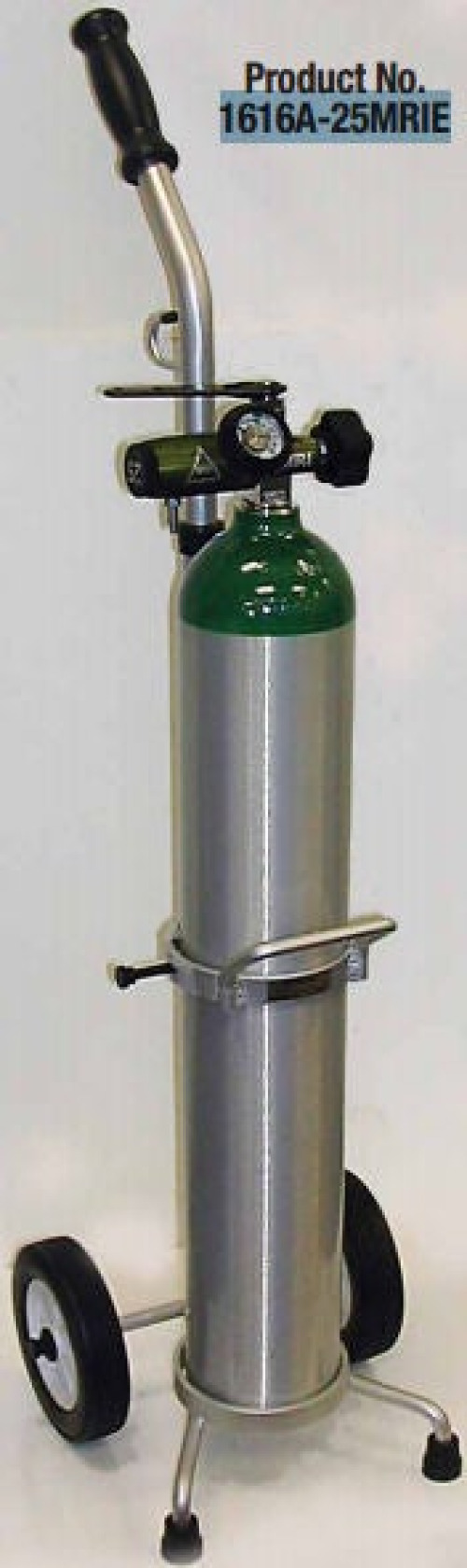 Mada Medical Products - 1616A-25MRIE MRI Oxygen Kit on Cart (Empty) Mada Medical Size E Aluminum