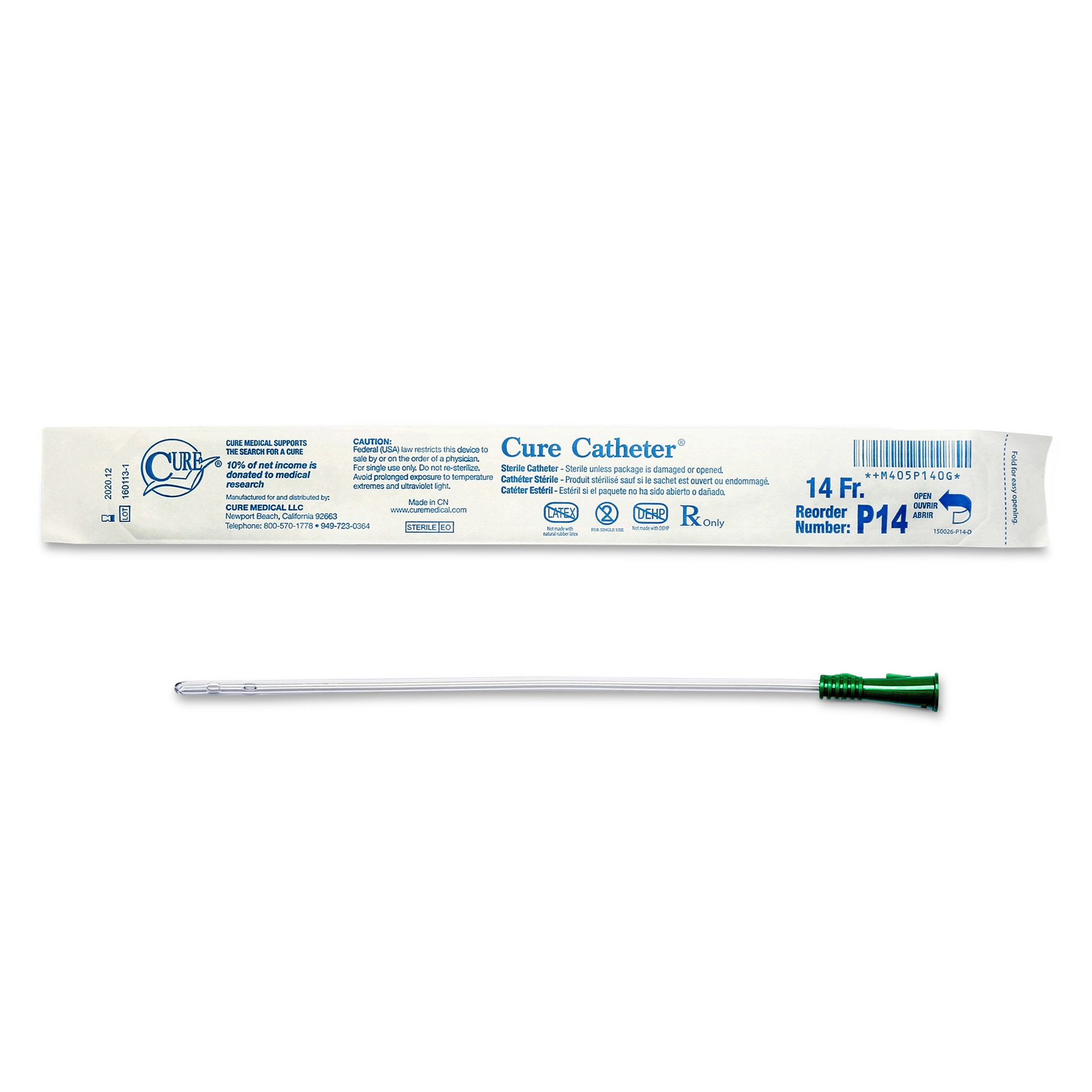 ConvaTec - P14 Cure Catheter™ Urethral Catheter