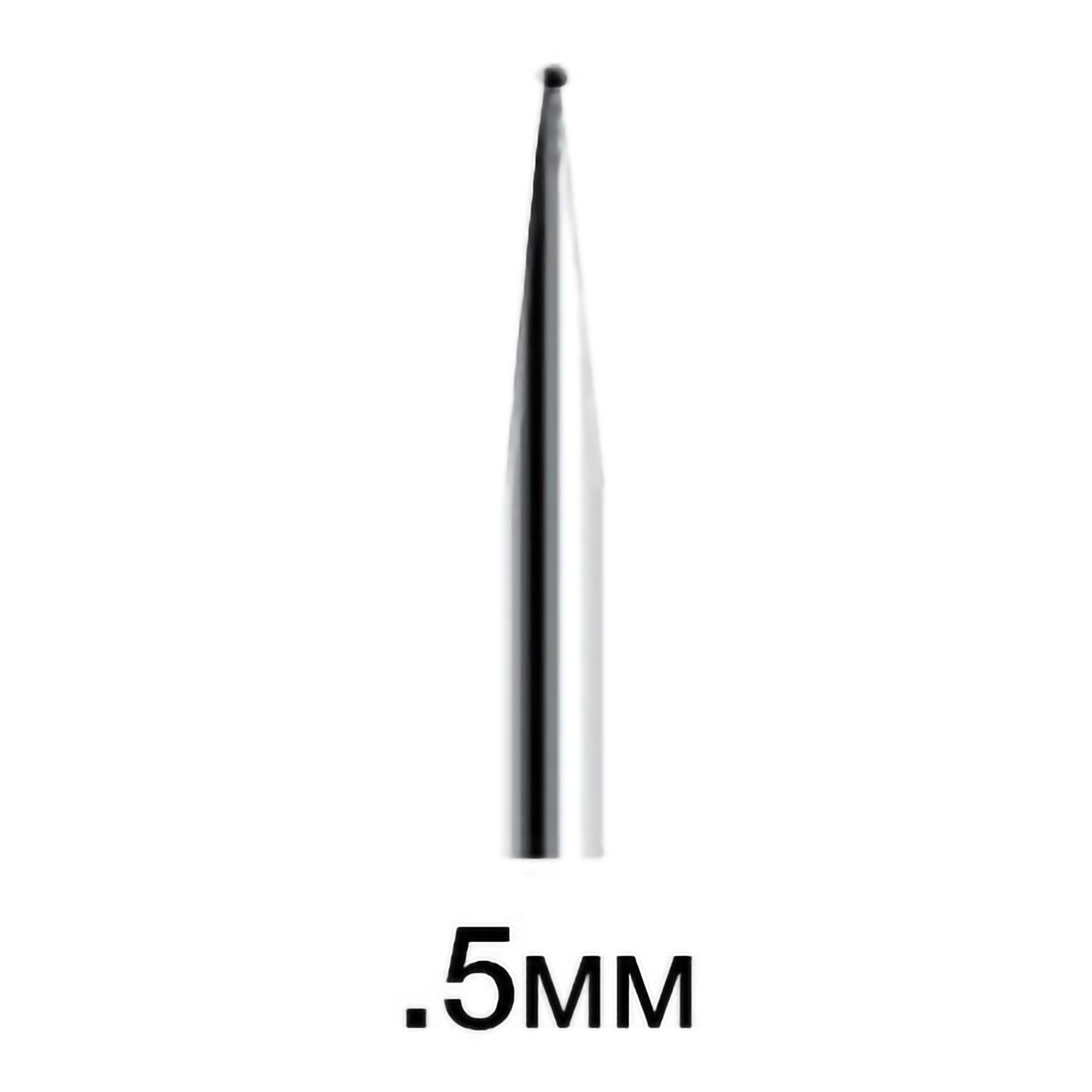Bernell-Vision Training Products - ACBR5 Ophthalmic Bur AlgerBrush® II 0.5 mm Diameter Carbide Steel