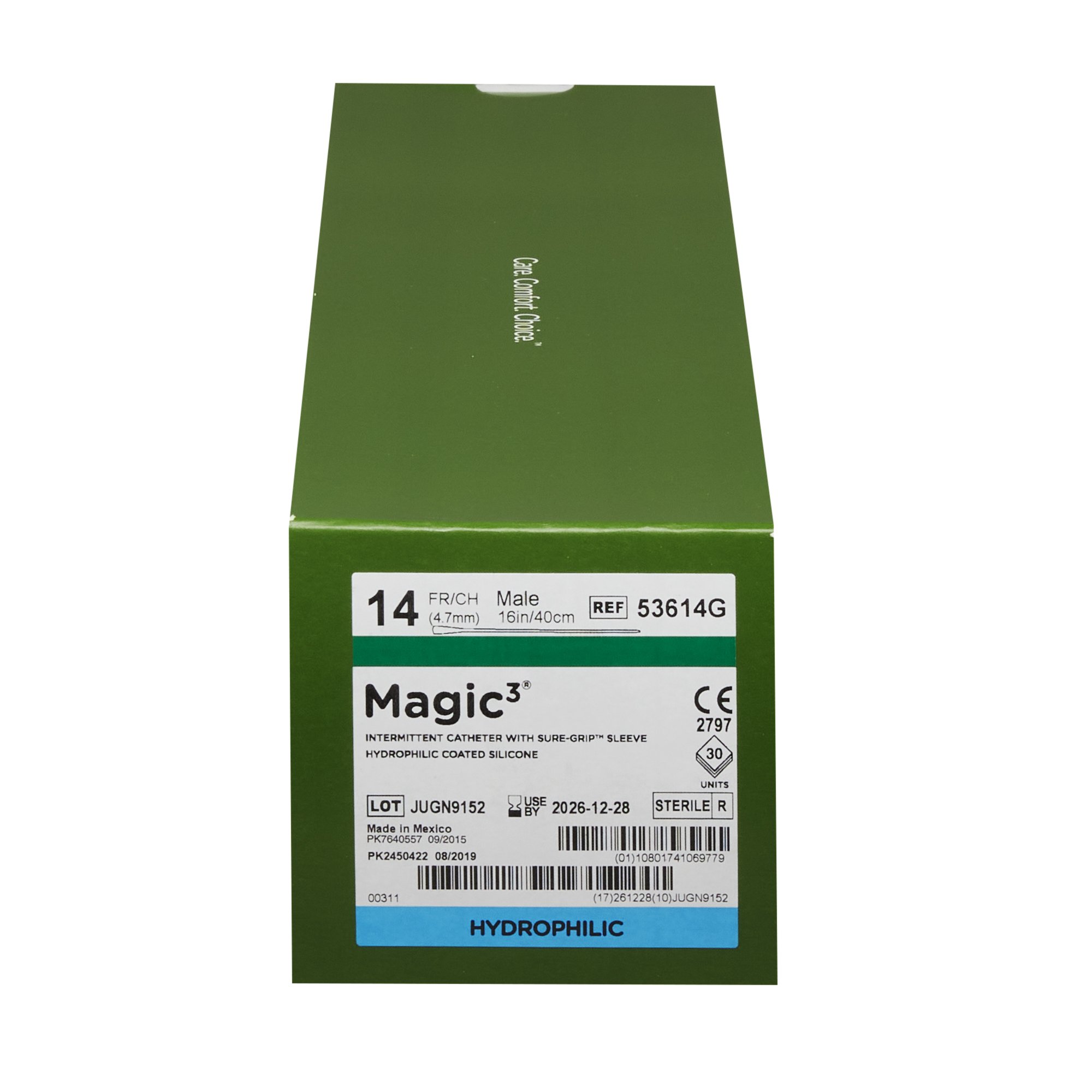 Bard - 53614G Magic3® Hydrophilic Male Urethral Catheter