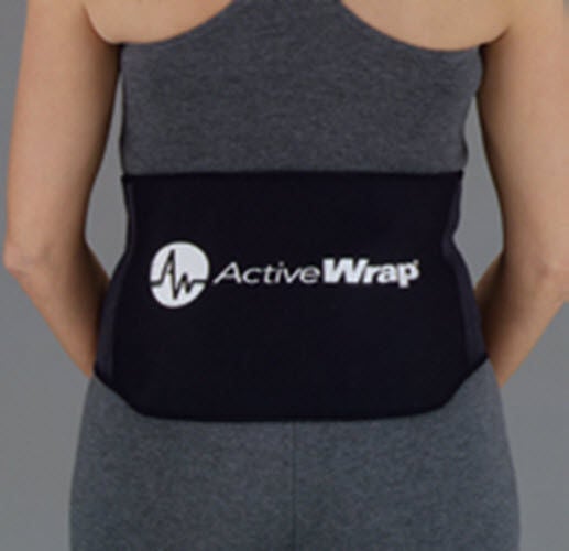 DeRoyal - 9374-00 Hot / Cold Therapy Wrap ActiveWrap® Back Small / Medium Up to 35 Inch Waist Circumference Active Medical Plush™ / Plastic / Gel Reusable