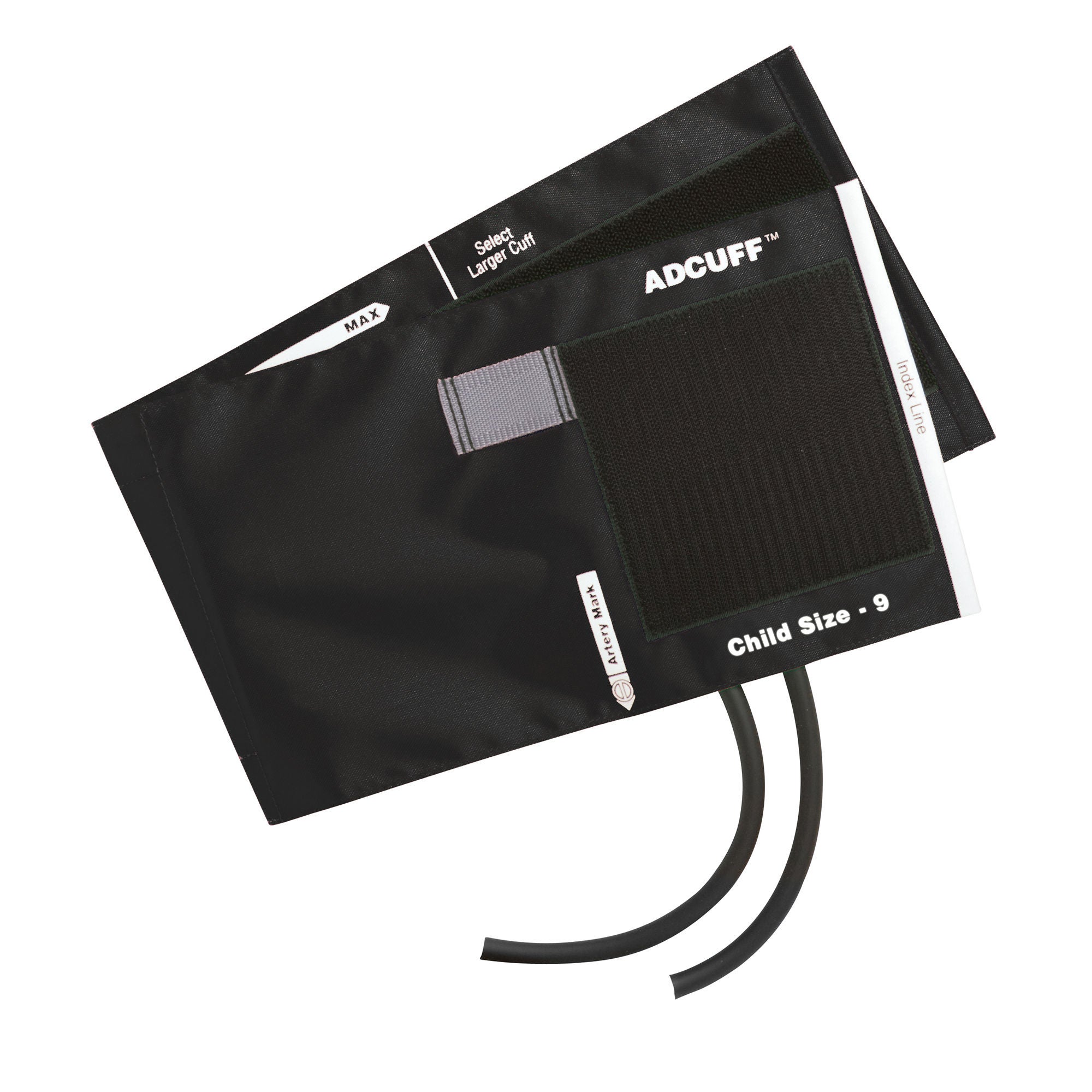 American Diagnostic Corp - 845-9CBK-2 Reusable Blood Pressure Cuff Adcuff™ 13 to 19.5 cm Arm Nylon Cuff Child Cuff